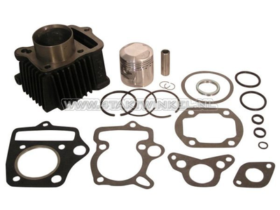 Cylinder kit, with piston & gasket 70cc, OT70 head 49cc op.?steel, Japanese