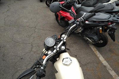 SOLD! Honda FTR223, Cream, 14949km