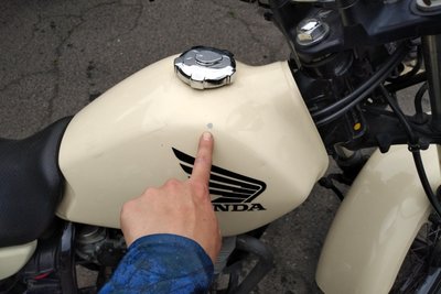 SOLD! Honda FTR223, Cream, 14949km