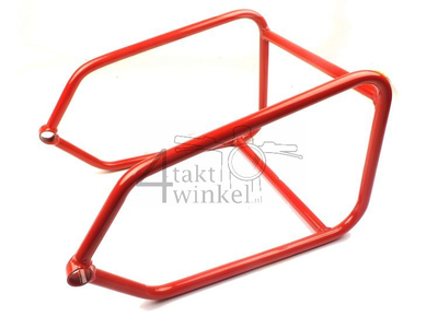 Paddock stand, steel, basic, red