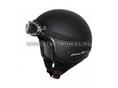 Helmet MT, Custom Rider, matt black, Sizes S to XL