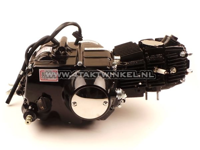 Engine, 107cc, manual clutch, Lifan, 4-speed, black