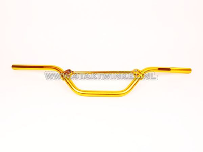 Handlebar aluminum wide, gold