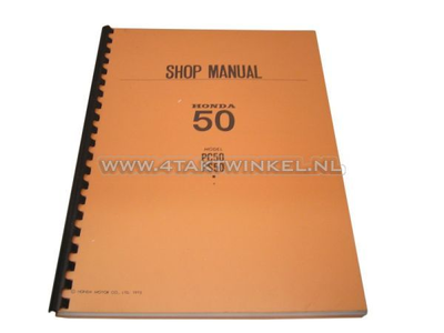 Workshop manual, Honda PS50, PC50 English