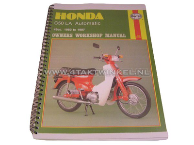 Workshop manual, Honda C50 automatic