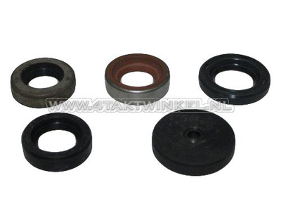 Oil seal set PC50, PS50, overhead camshaft model, 5 pieces