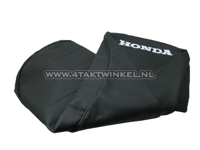 Seat cover Dax black, black piping