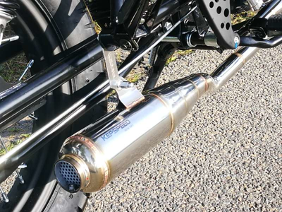 Exhaust tuning, AGM Cafe Racer, Skyteam Classic, Kepspeed, stainless steel