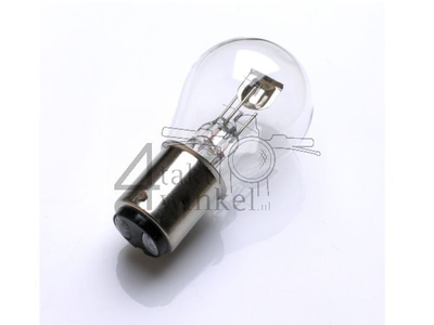 Bulb headlight BAX15D, dual, 6 volts, 20-20 watts, fits SS50, CD50