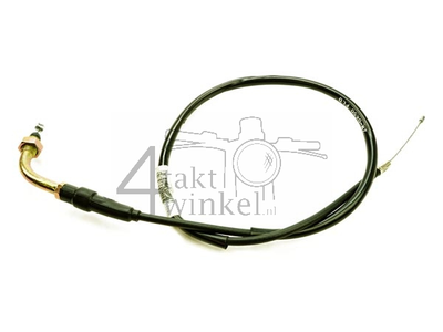 Throttle cable, 70cm with bend