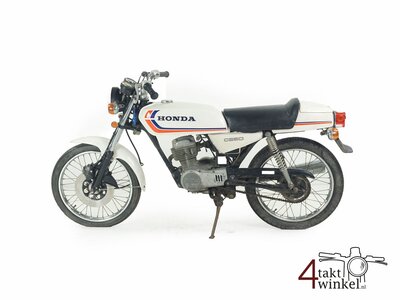 SOLD Honda CB50JX, white, 5921km