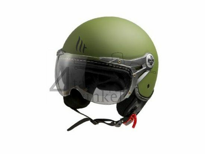 Helmet MT, Le Mans Soul Retro, green, Sizes XS to XXL