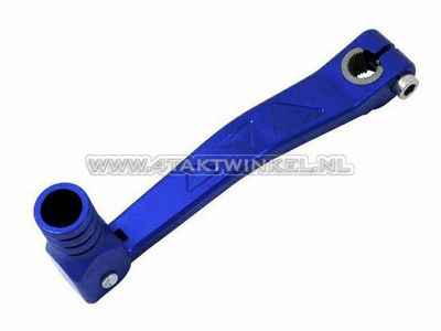 Gear pedal, CNC blue