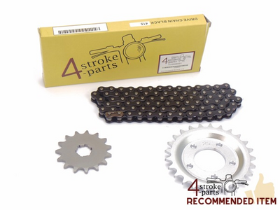 Sprockets and chain set, Novio, Amigo, BE, without shock absorbers, standard