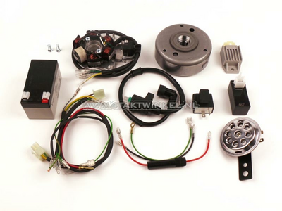 CDI ignition conversion kit & 12 volt electricity CB50, CY50