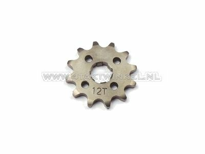 Front sprocket, 420 chain, 17mm shaft, 12, fits SS50, C50, Dax