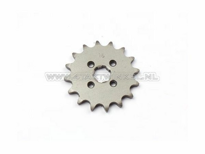 Front sprocket, 420 chain, 17mm shaft, 16, fits SS50, C50, Dax