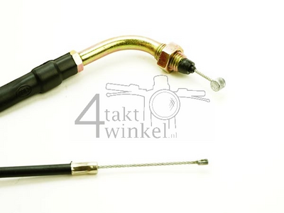 Throttle cable, 70cm with bend