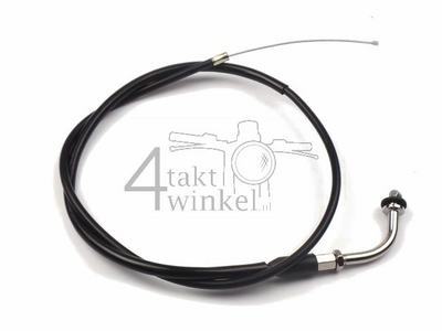 Throttle cable, Dax replica (PBR, Monkey), with bend, black, 73 cm