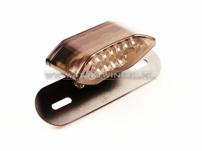 Taillight LED universal, with indicators and E-mark