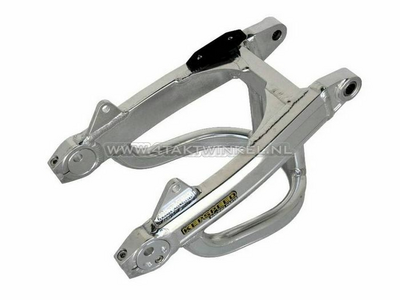 Swingarm Monkey aluminum, Kepspeed, rotation tensioners, length: + 4cm, with brace