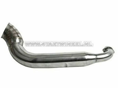 Exhaust tuning, down swept, single, stainless steel, custom