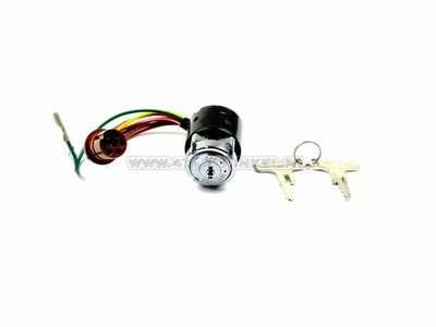 Ignition lock, Dax round connector, original Honda
