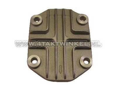 Cylinder head cover, cover upper rectangle