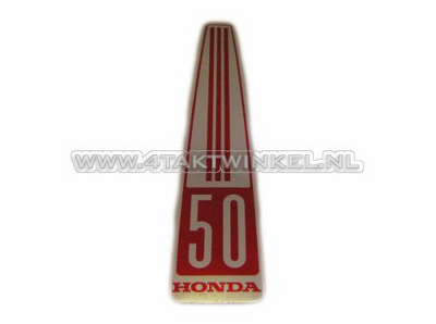 Sticker C50 OT front, elongated, original Honda