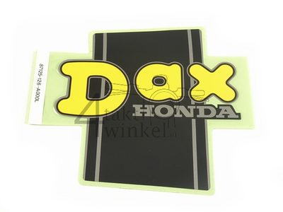 Sticker Dax body yellow, left, original Honda