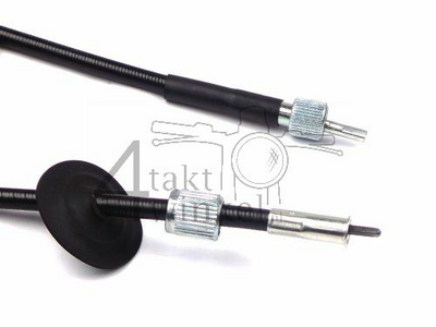 Speedometer cable 75cm Japanese black, fits SS50, CD50