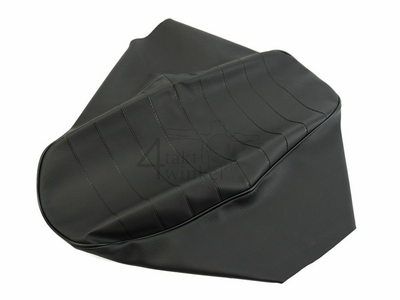 Seat cover, fits Dax, black, black piping
