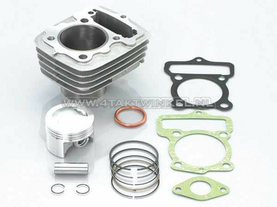 Cylinder kit, with piston & gasket CB50, CY50, 54mm, 82cc, Kitaco