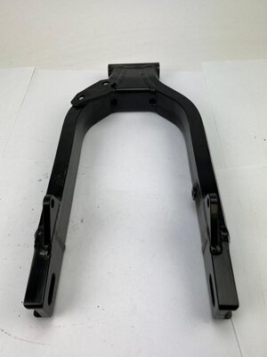 Swingarm Dax aluminum, type 3, length: +6cm, black, 2nd chance product