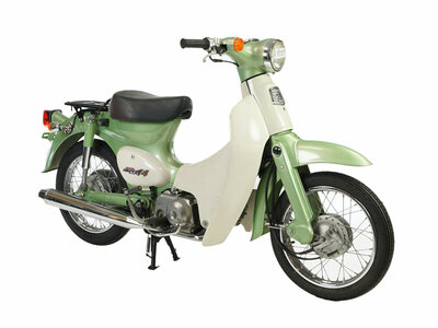 Honda C50 Little cub, limited edition green, 8363km