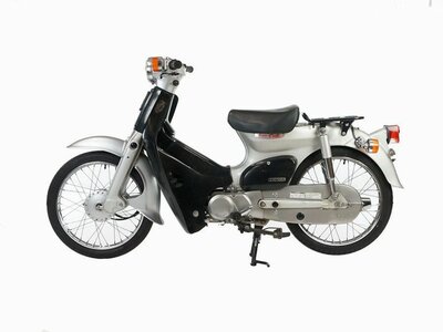 Sold ! Honda C50 NT, silver, 10538km