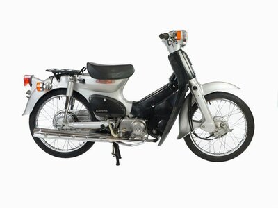 Sold ! Honda C50 NT, silver, 10538km
