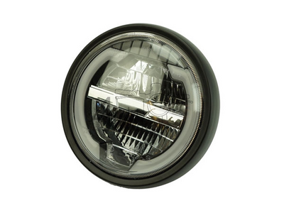 Headlight unit, LED, Black, Mash fifty Euro5