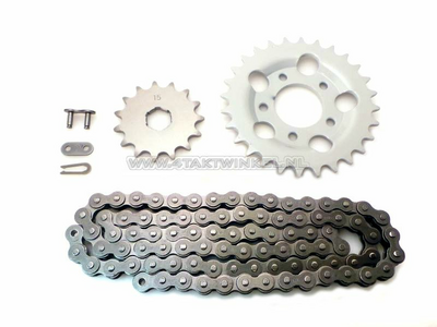 Sprockets and chain set, PC50k, standard