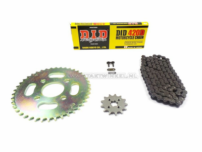 Sprockets and chain set, PBR, standard