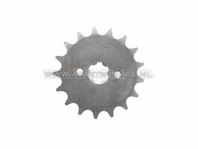 Front sprocket, 428 chain, 17mm shaft, 17, Mash, AGM, Hanway