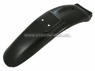 Mudguard rear Monkey, black plastic, sporty