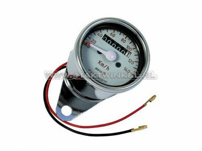 Speedometer universal chrome