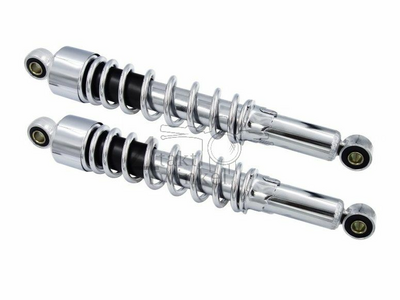 Shock absorber set 338 mm, 12 - 12, chrome