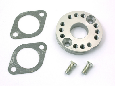 Adjuster plate for carburettor aluminum, blank, 22mm