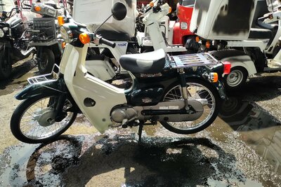 EXPECTED: Honda C50 NT, Japanese, Green, 11273 km