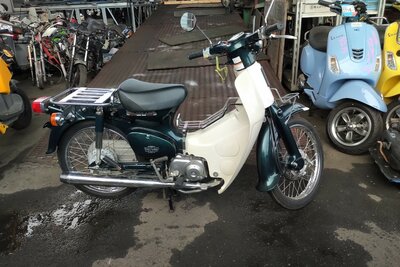 EXPECTED: Honda C90 NT, Japanese, Green, 7042 km