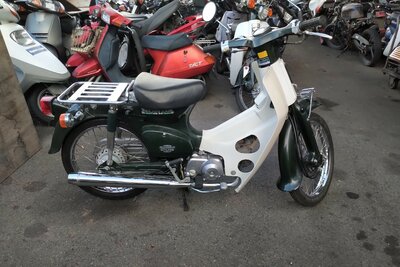 EXPECTED: Honda C50 NT, Japanese, Green, 7558 km