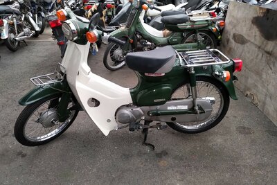 EXPECTED: Honda C50 NT, Japanese, Green, 11148 km