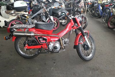 EXPECTED: Honda CT110, Japanese, Red, 1972 km